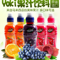 馬來(lái)西亞進(jìn)口 Yoki 洋一力多汁橙汁飲料