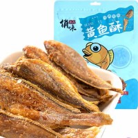 黃魚(yú)酥 香酥小黃魚(yú)海鮮干貨休閑零食袋裝80克